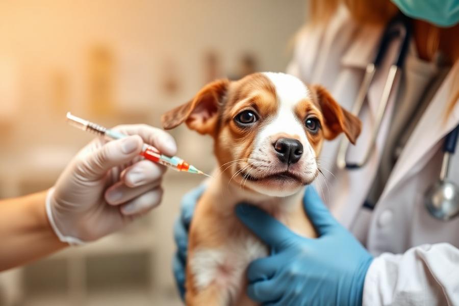 Calendrier de vaccination du chiot